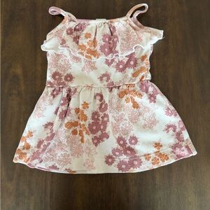 Kate Quinn Pink and Orange Floral Dress